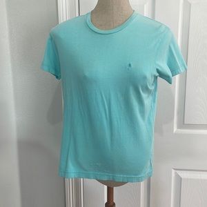 Lilly Pulitzer T-shirt turquoise 100% cotton short sleeve women’s size small S